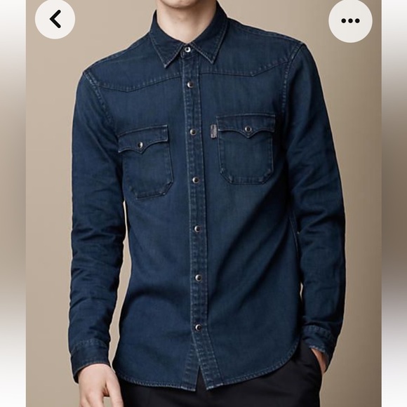 Burberry Other - Burberry Indigo Denim Long Sleeve Buttondown
